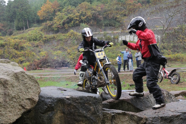 岡山から参加の清水寧郁(やすふみ)選手、13歳。44位。来年またがんばろう!
