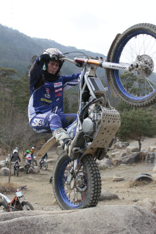 黒山健一選手。今年もカッコイイ!