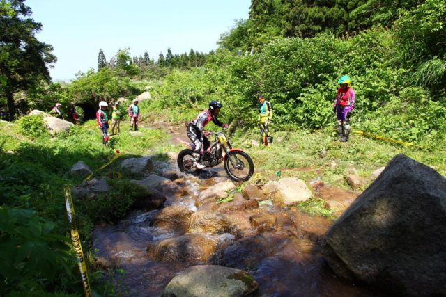 沢は速すぎず、遅すぎず…。