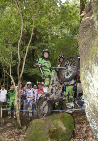 氏川湧雅選手もチャレンジ。