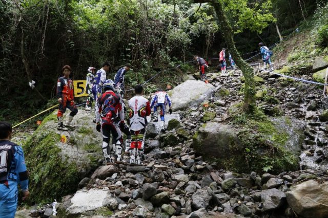 新開拓された第5セクション。下見中。