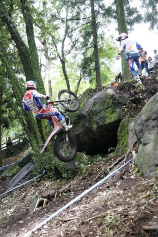 それにしても強烈な跳び付き！