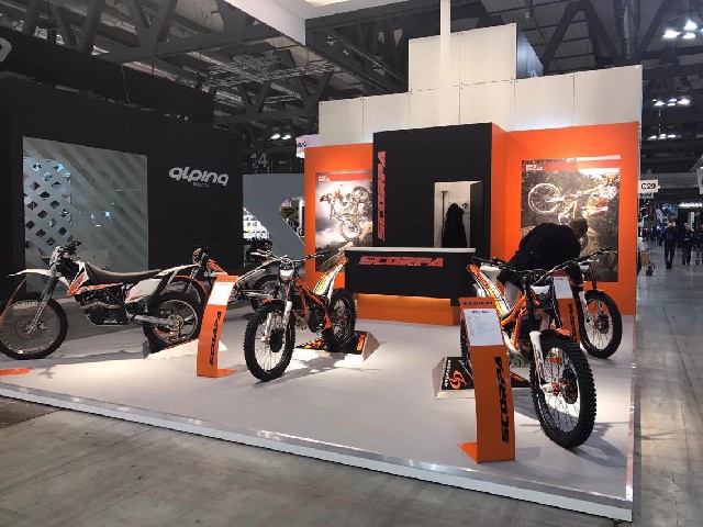 スコルパのブース